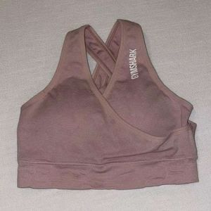 xs gymshark bra mauve